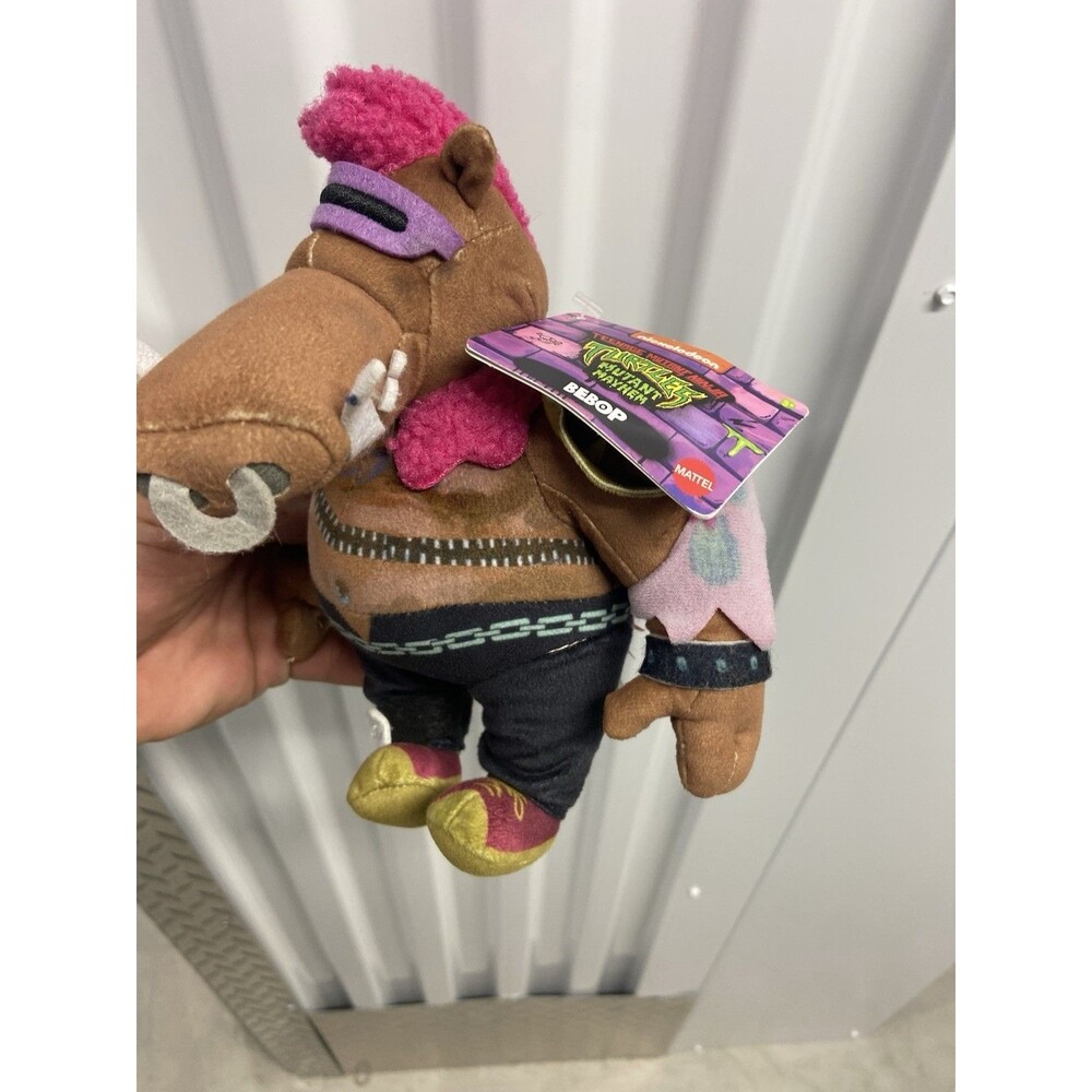 Teenage Mutant Ninja Turtles Bebop Plush Mutant Mayhem 8" inch TMNT
